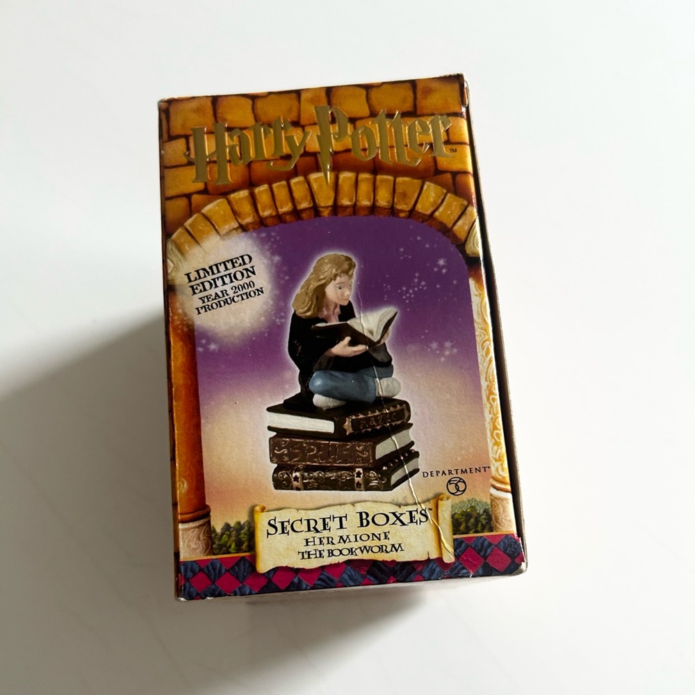 2000 Limited Edition Harry Potter Secret Boxes Hermione The Bookworm